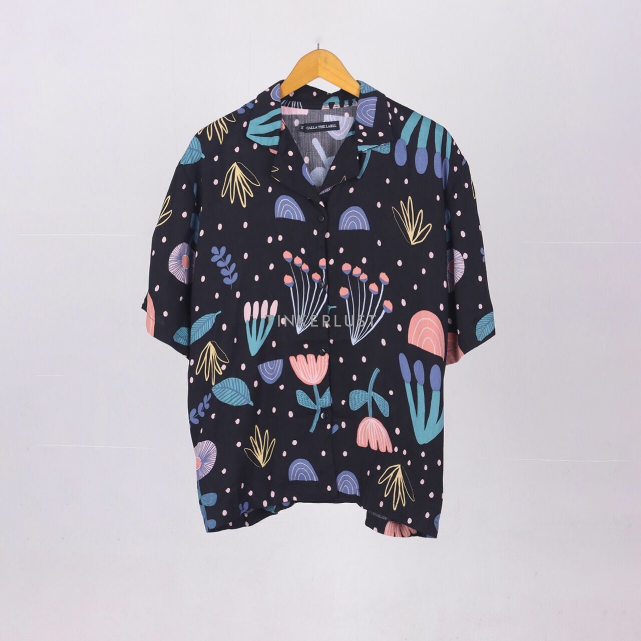 Calla The Label Black Pattern Shirt