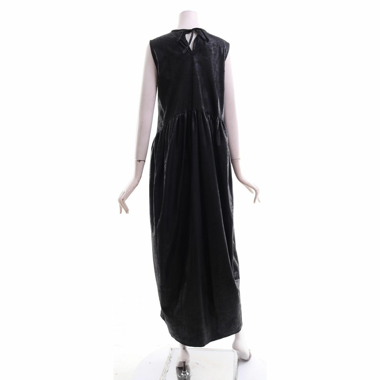 Nikicio White Label Black Glitter Long Dress