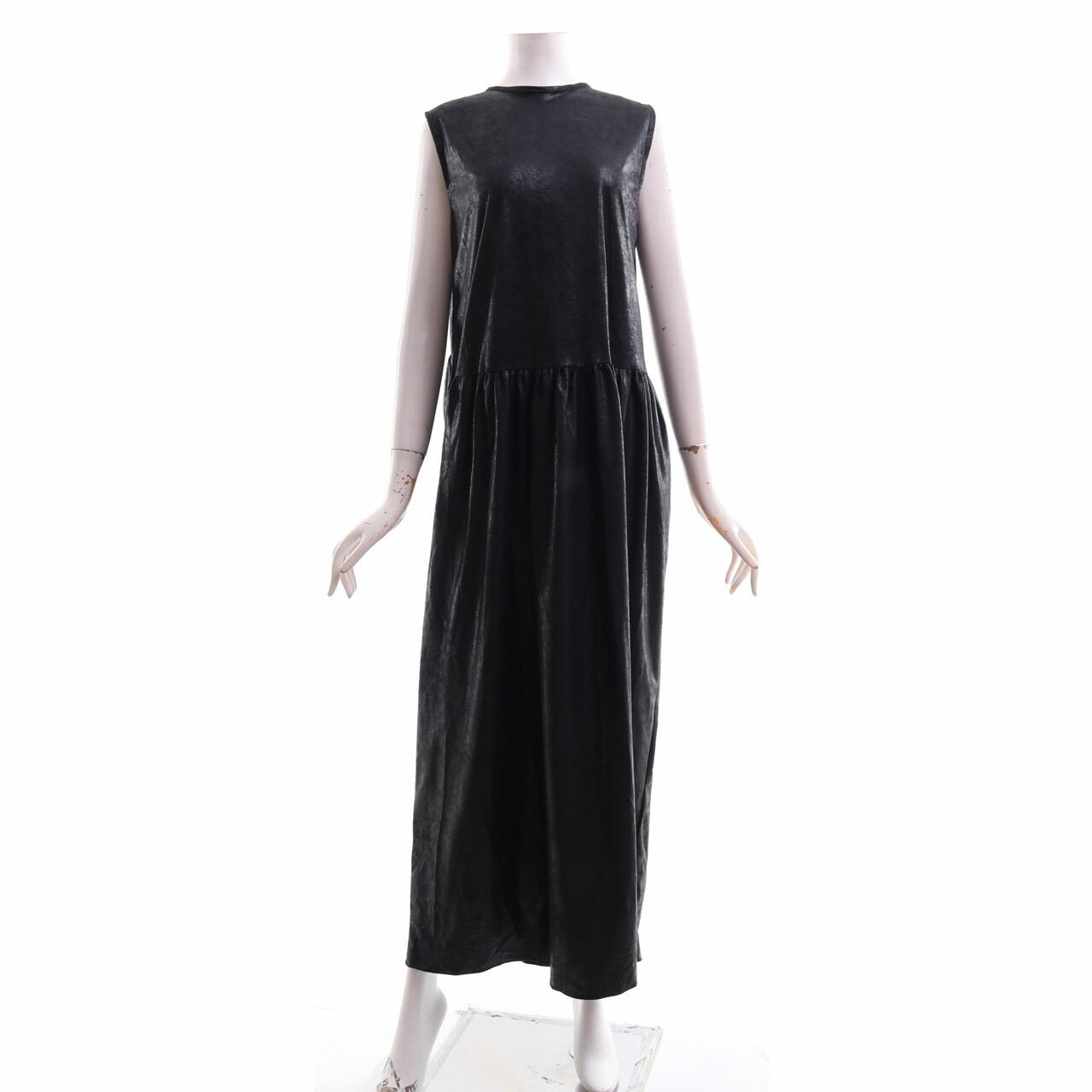 Nikicio White Label Black Glitter Long Dress
