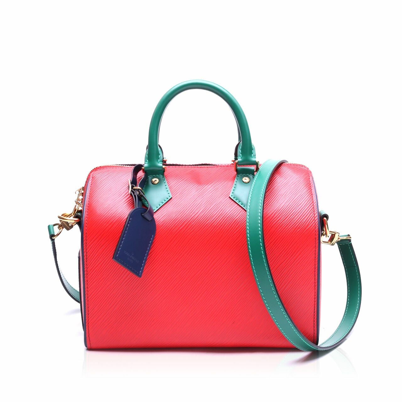 Louis Vuitton Speedy Tri-color Bandouliere Satchel Bag