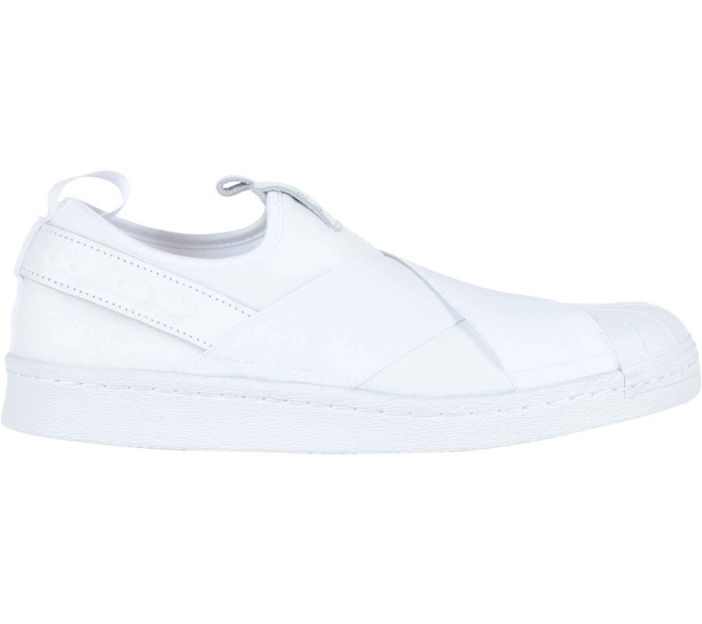 Adidas White Superstar Slip On w Sneakers