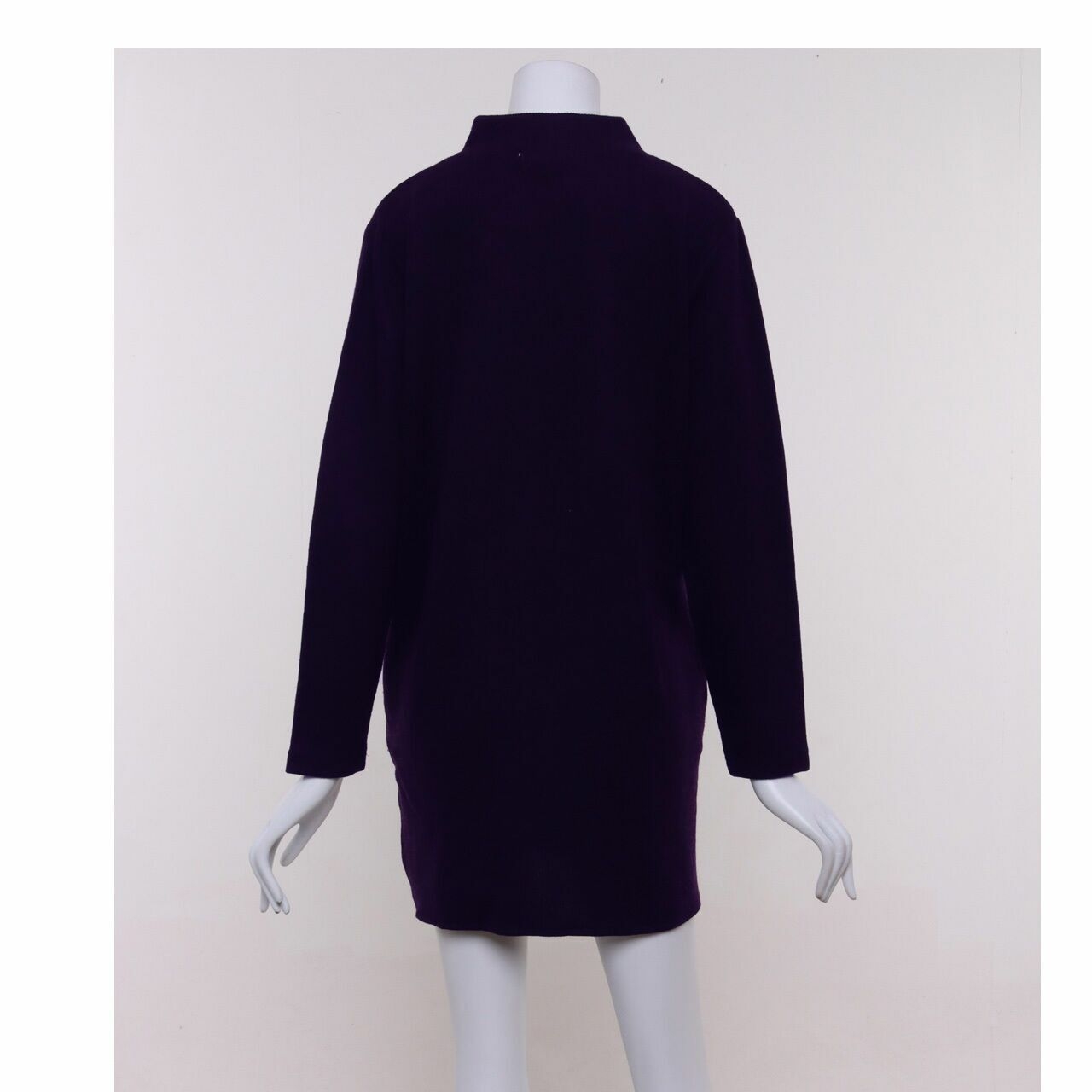 FILA Dark Purple Sweater Mini Dress