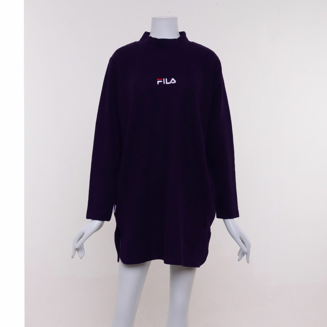 FILA Dark Purple Sweater Mini Dress
