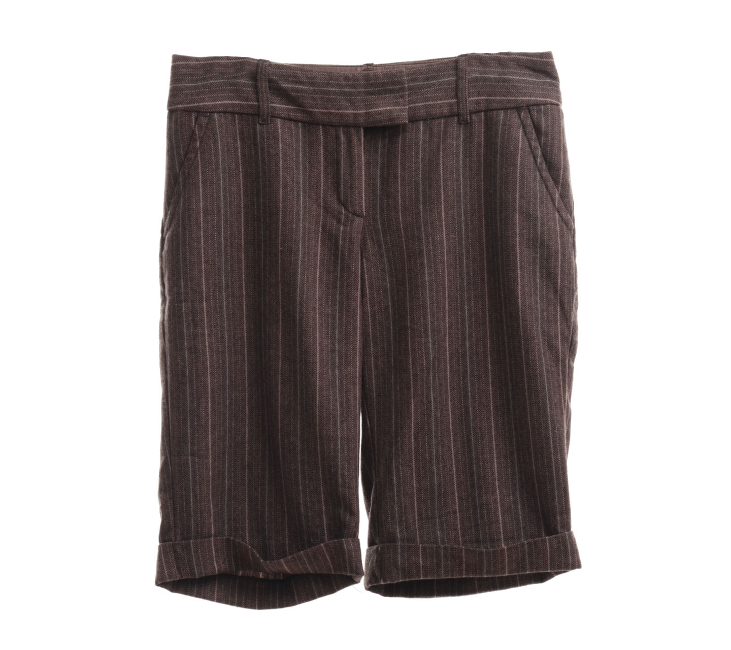 We Fashion Brown Pattern Short Pants