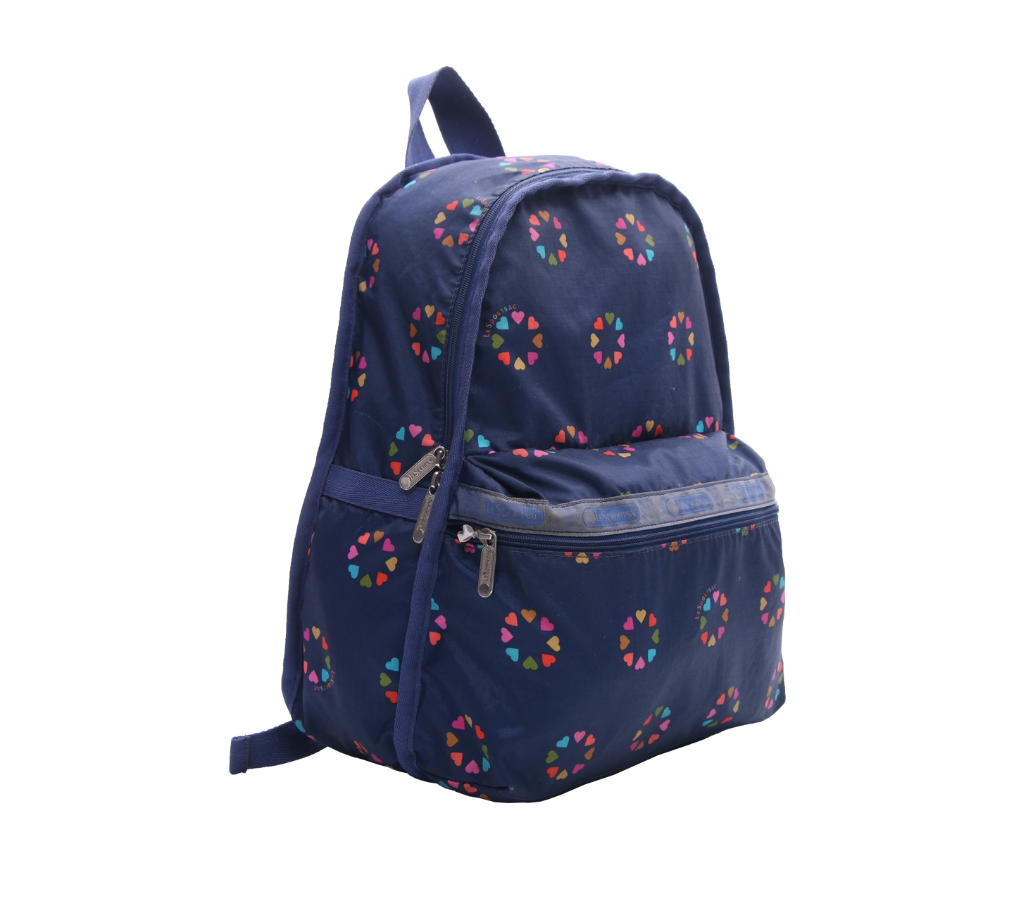 Le Sportsac Navy Pattern Backpack