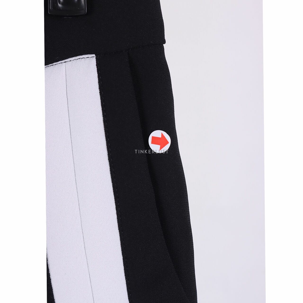 Label Eight Black Stripes White Long Pants