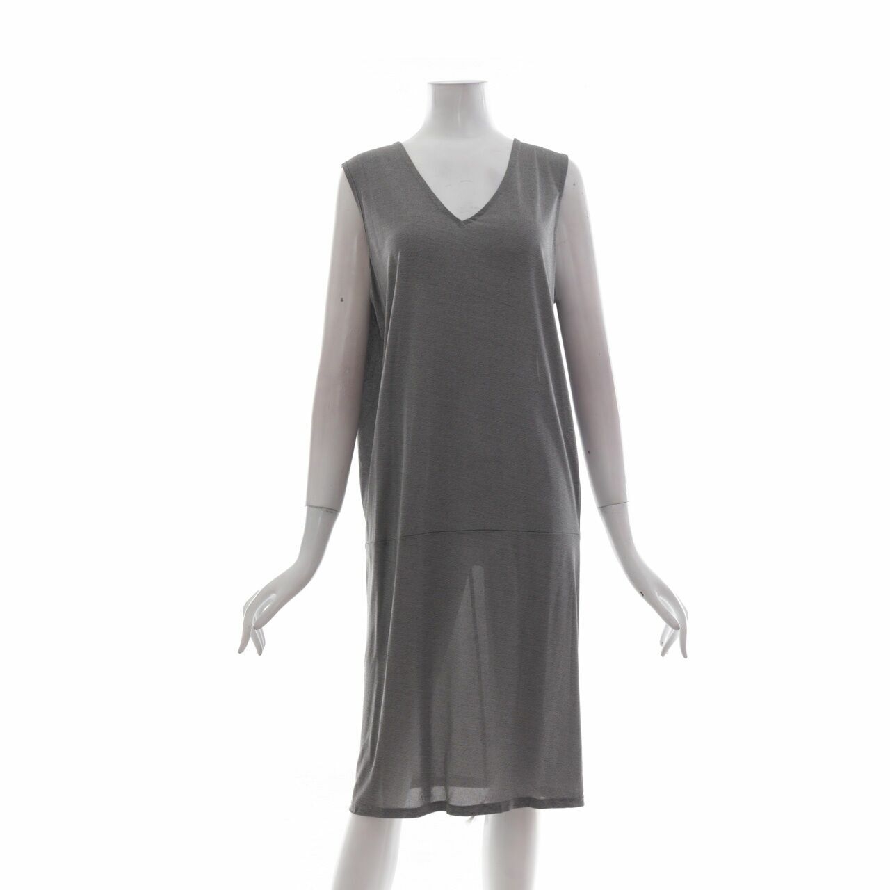 Calvin Klein Grey Midi Dress