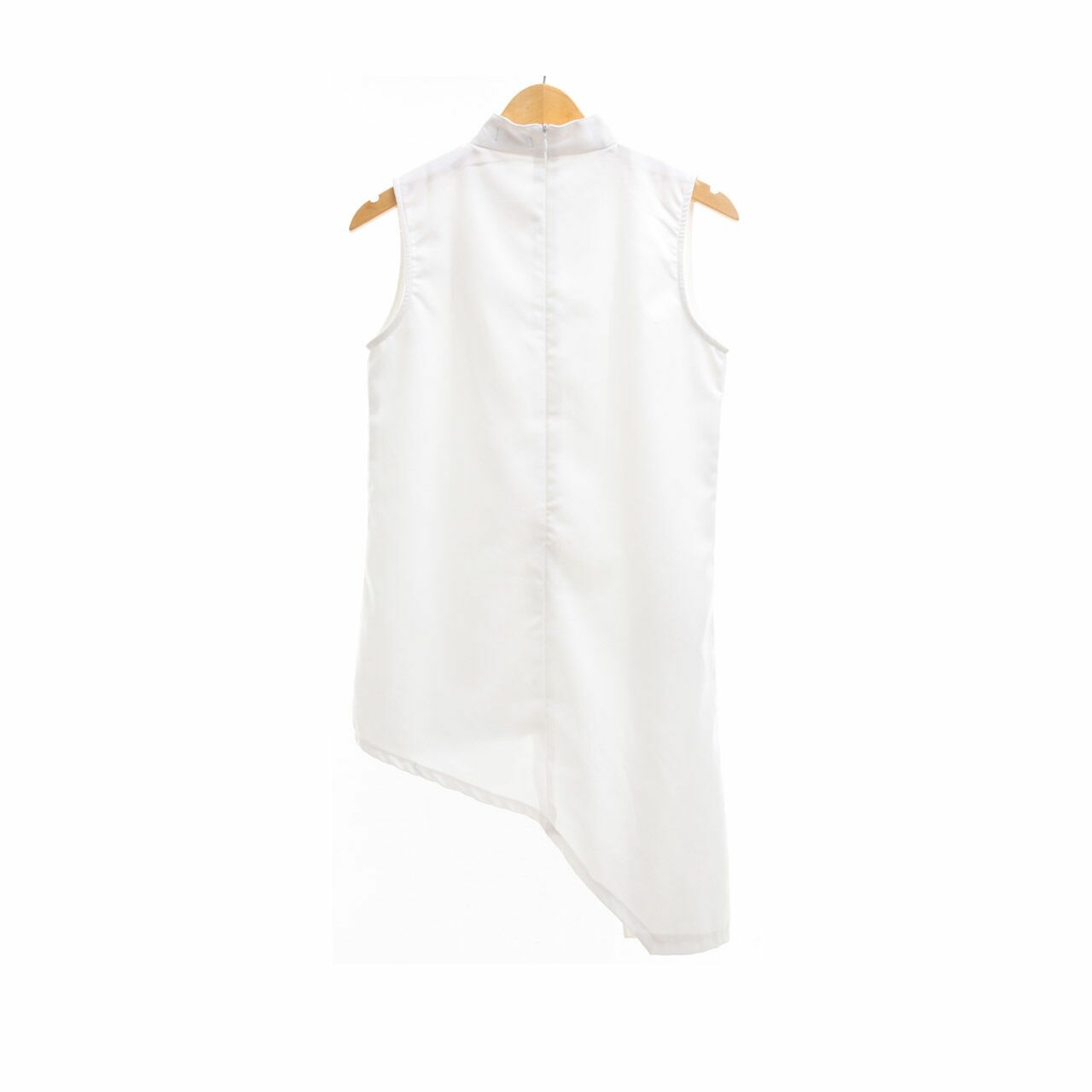 Ralyne Clothing White Asymmetric Sleeveless