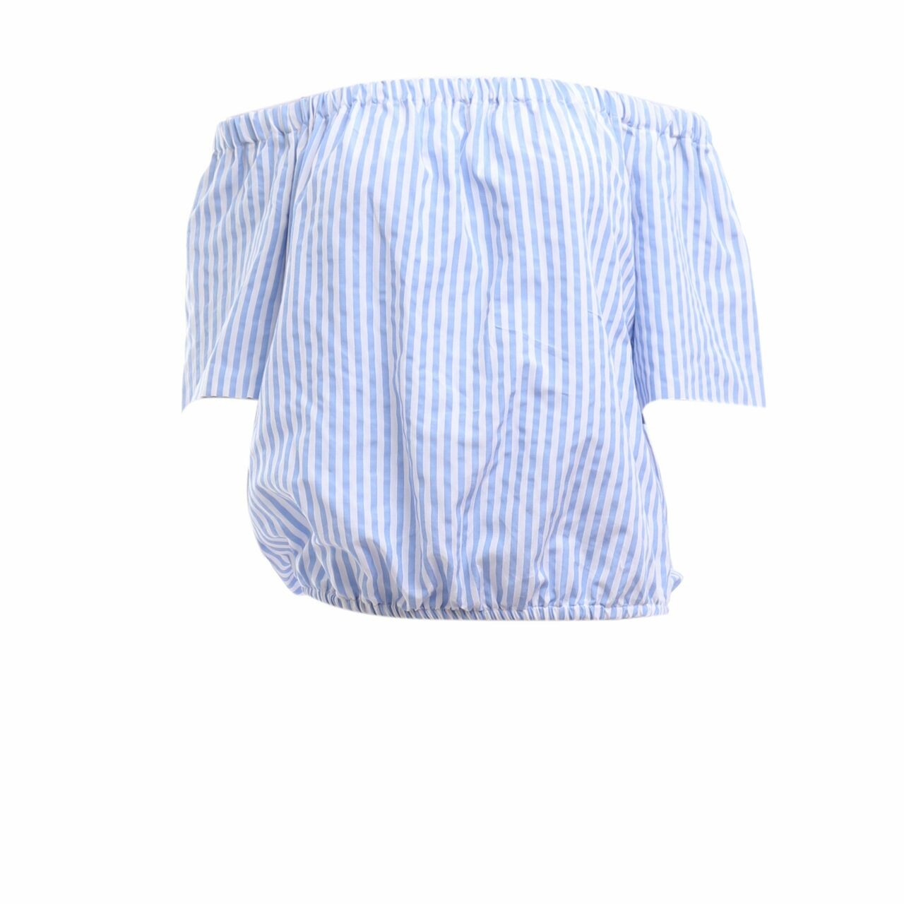 Iconette Closet Blue & White Stripes Blouse