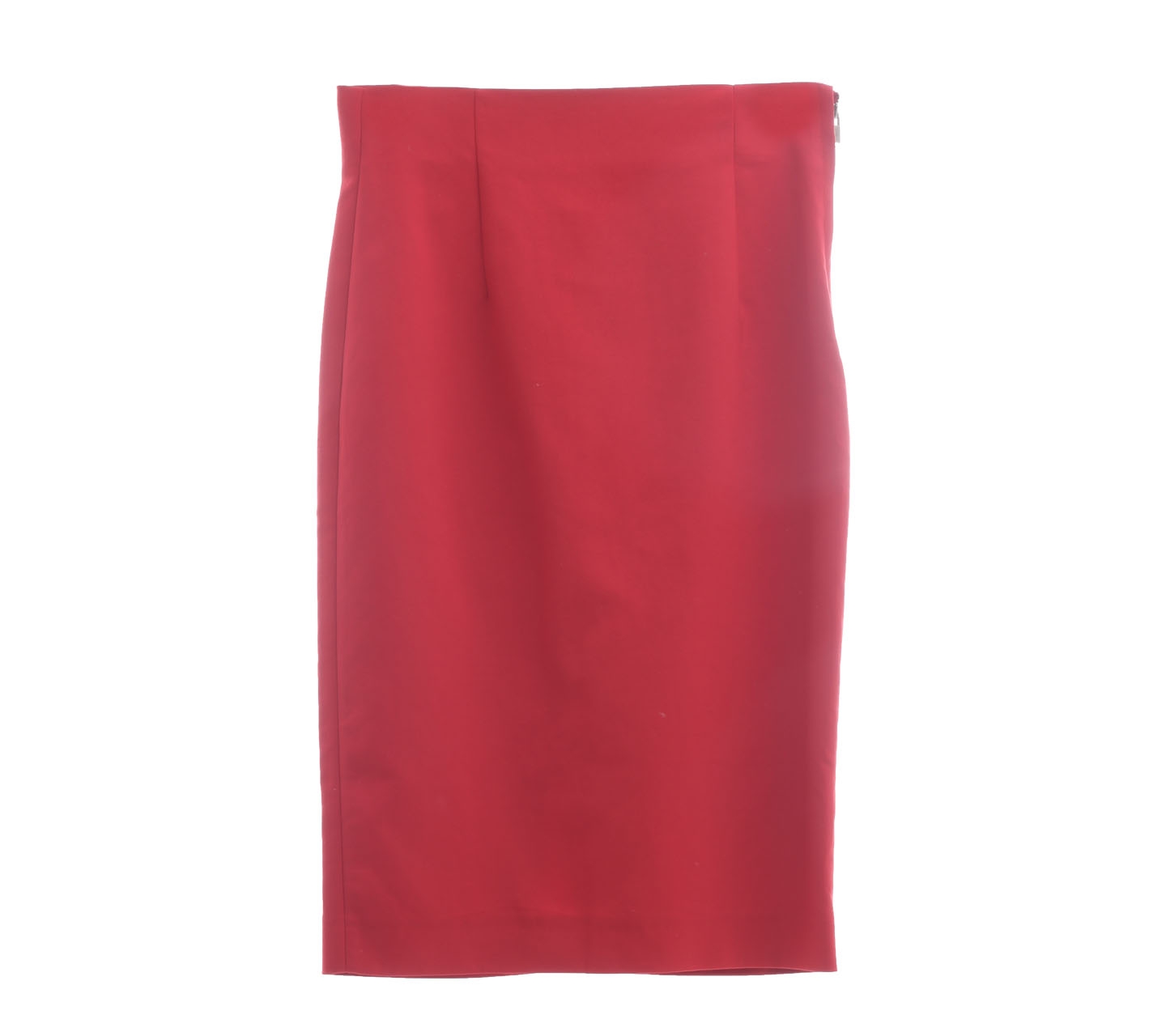Zara Red Midi Skirt