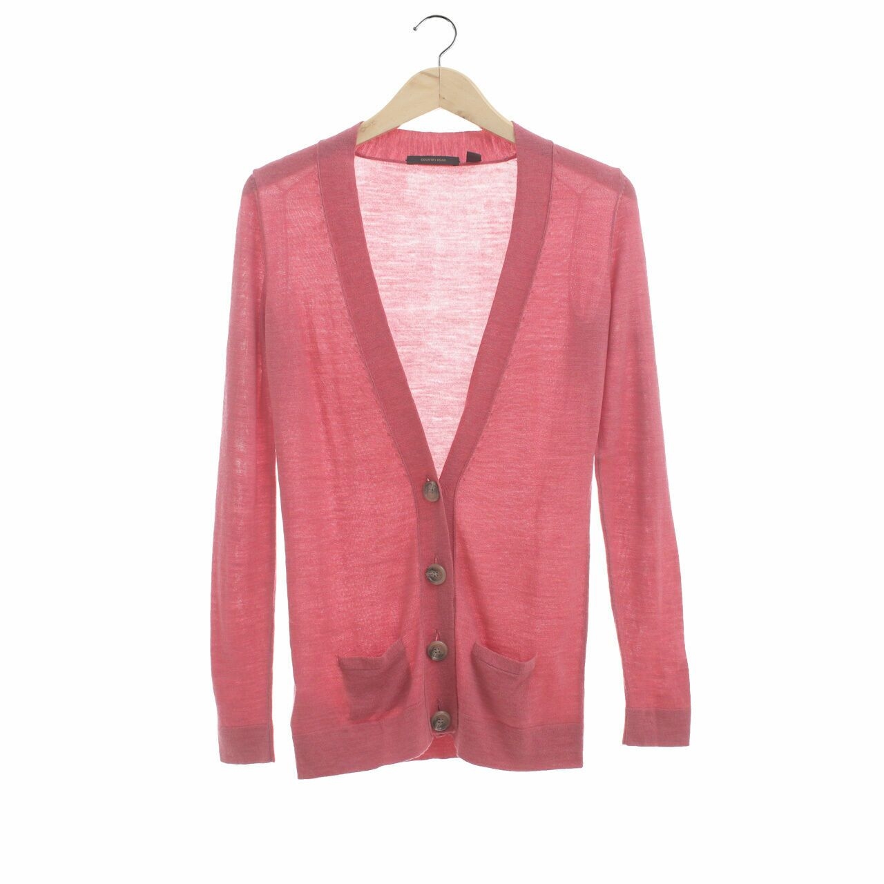 Country Road Salmon Cardigan