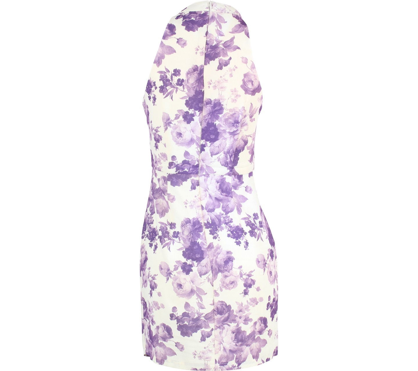 Twenty 3 Purple And Cream Floral Midi Dress