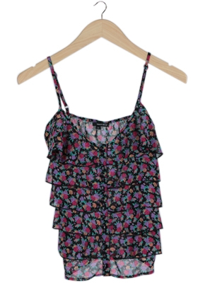 Multi Floral Sleeveless Top