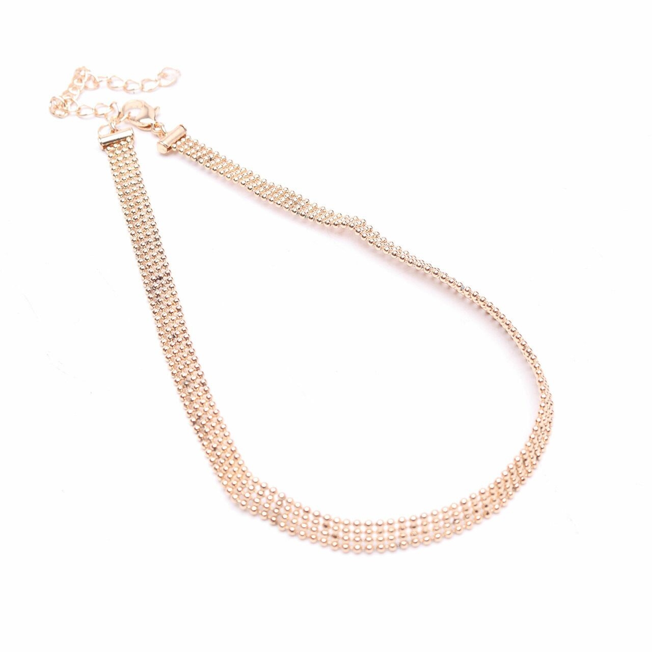 Bershka Gold Choker Necklace Jewelry