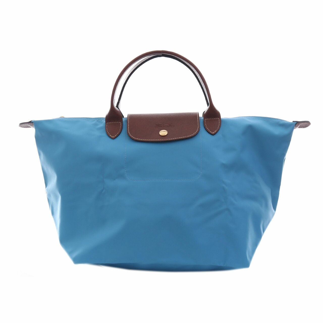 Longchamp Le Pliage Medium SH Cornflower Blue Handbag