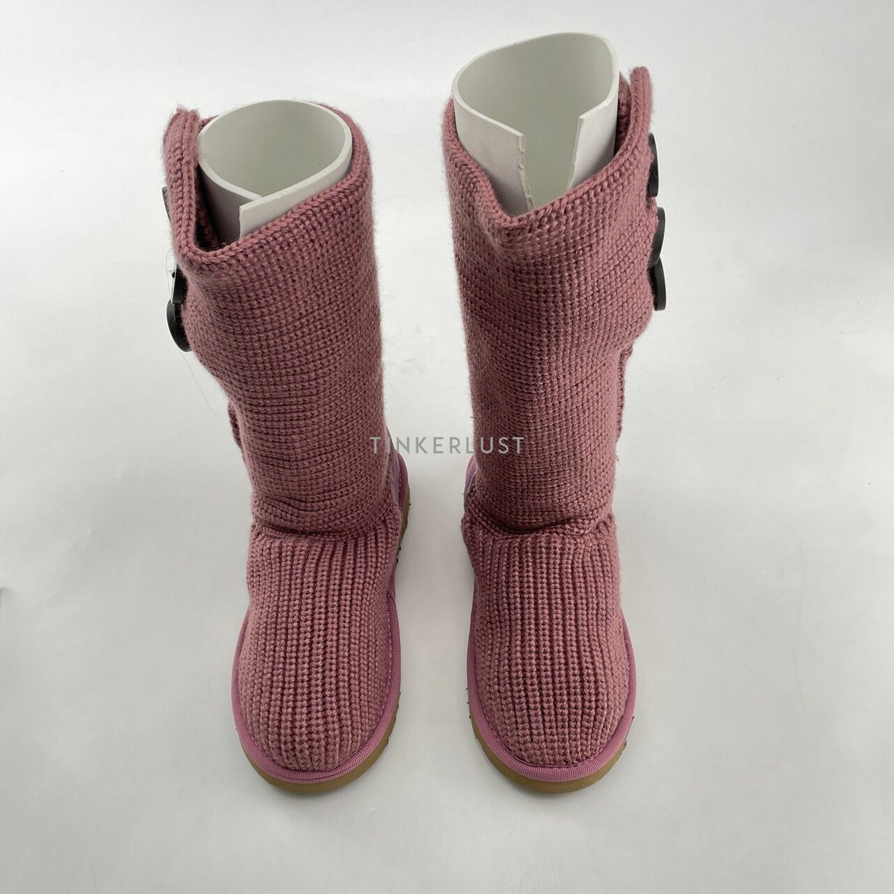 UGG Pink Knit Boots