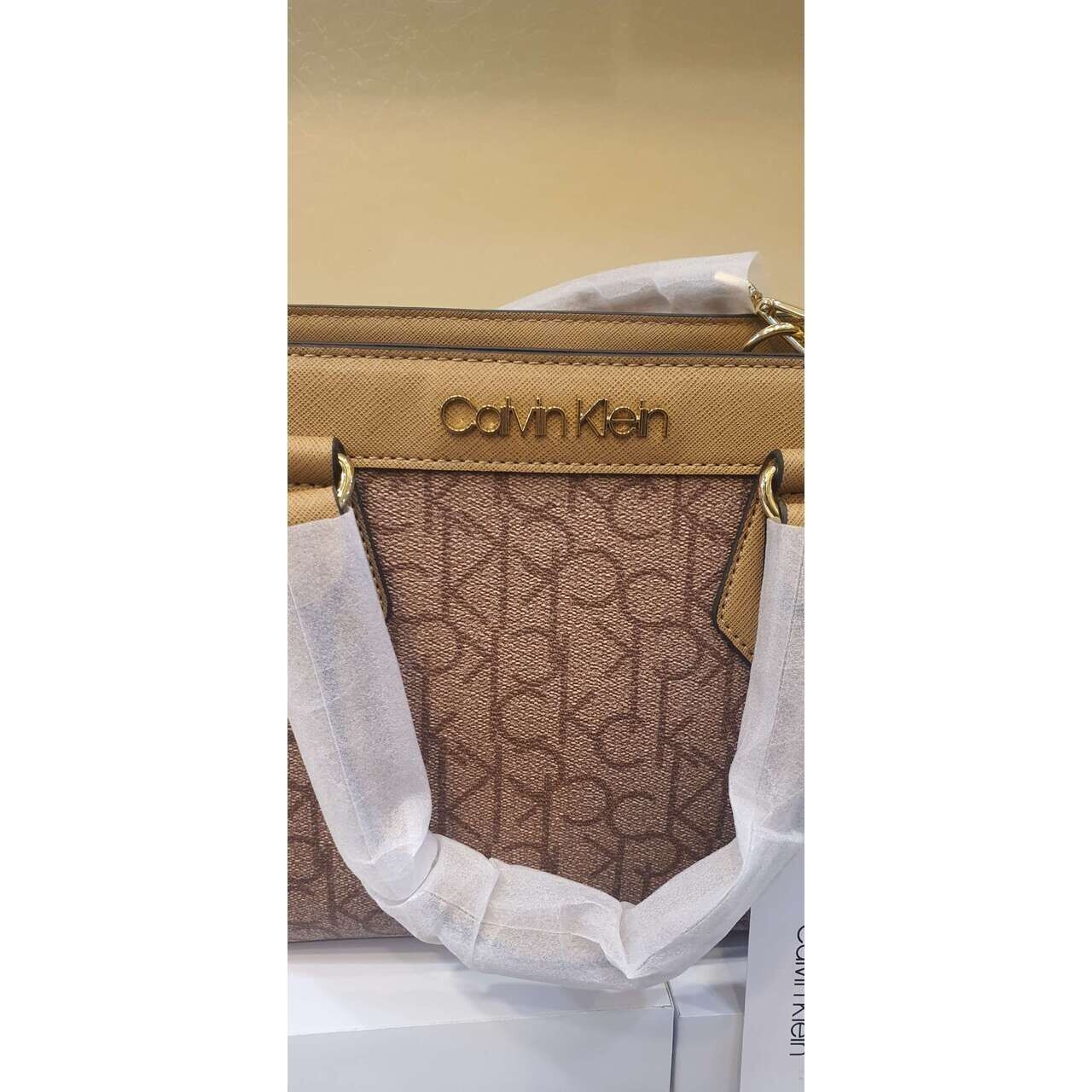 Calvin Klein Khaki Handbag