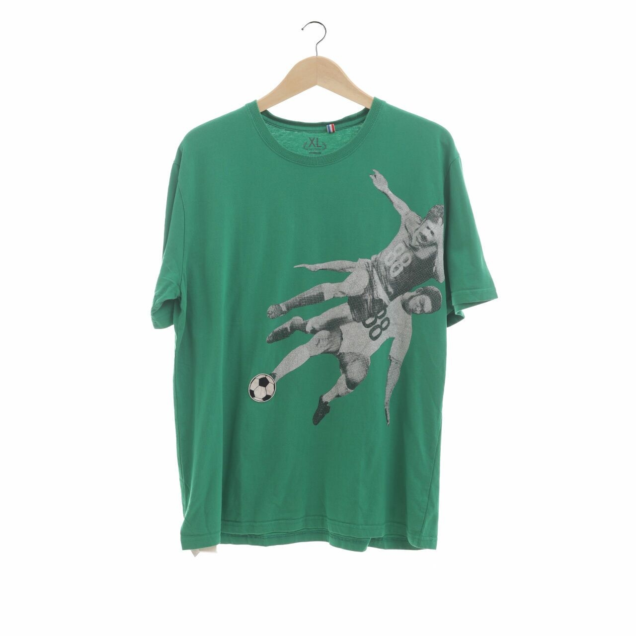 Tee Library Green Printed T-Shirt