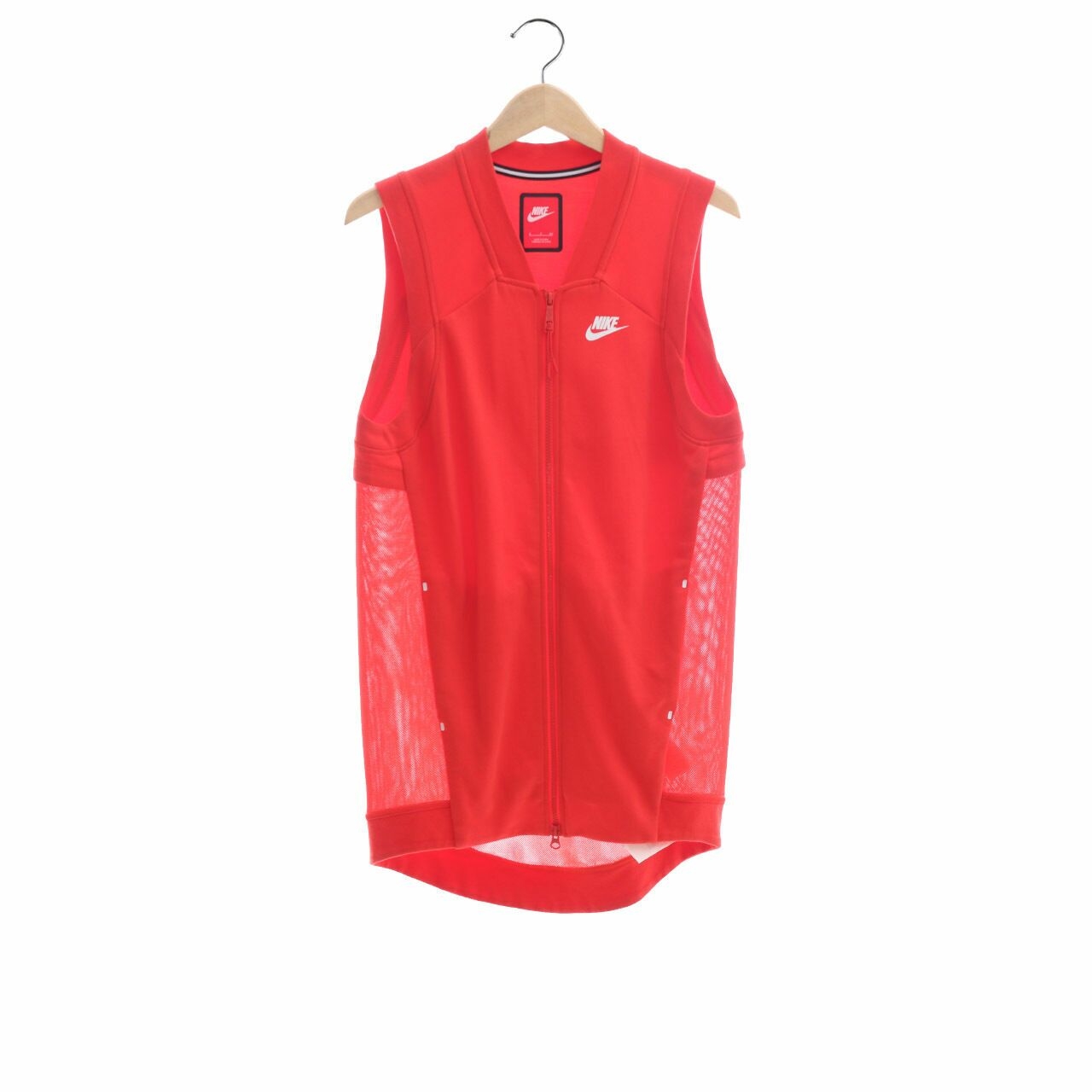 Nike Tech Fleece Cocoon Size Large Red Vest