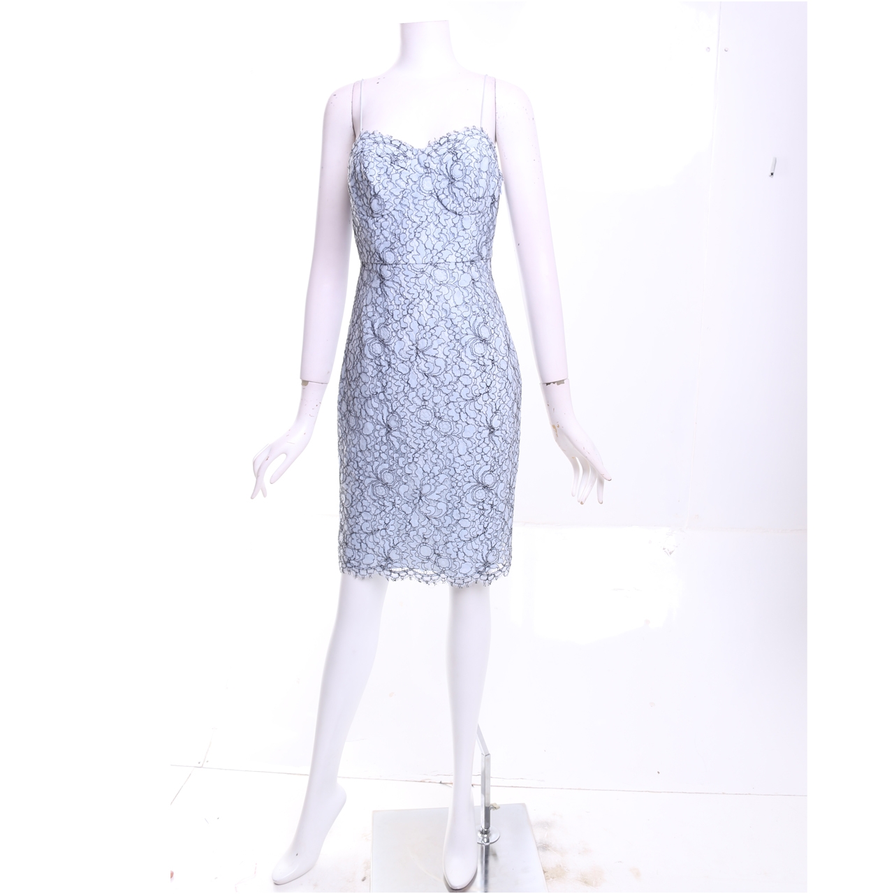 Likely Blue Lace Mini Dress