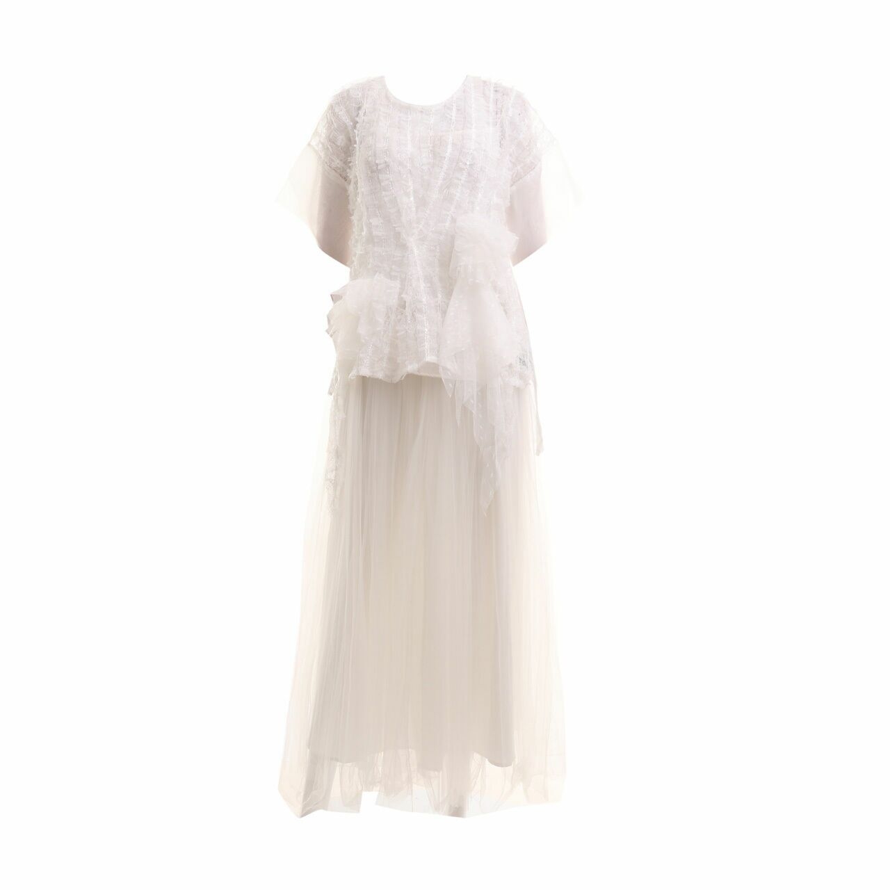 Sho White Tulle Two Piece