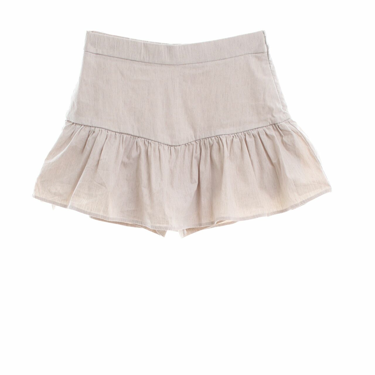 Zara Cream Mini Skirt