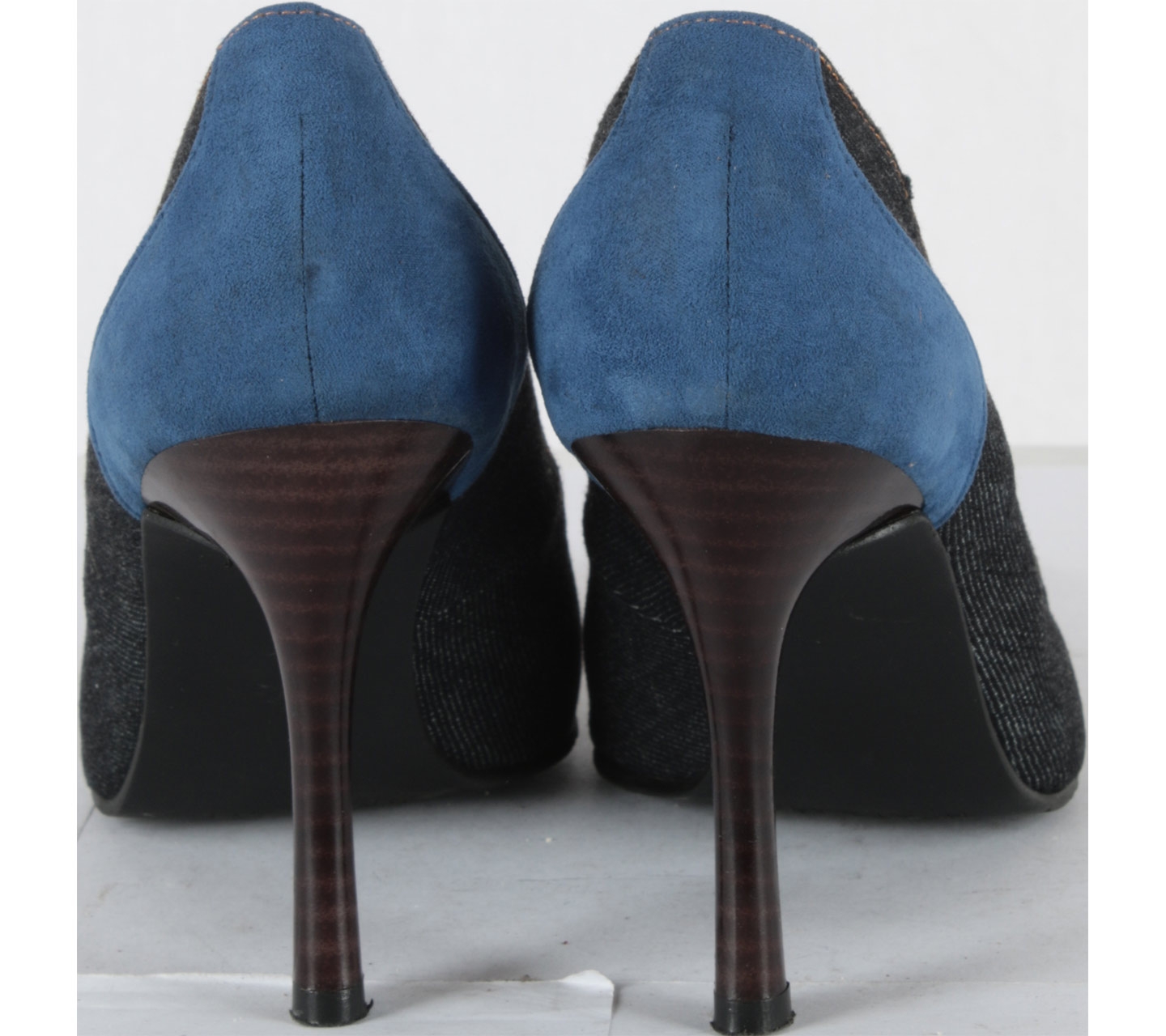 Heatwave Blue And Dark Blue Rawnie Heels