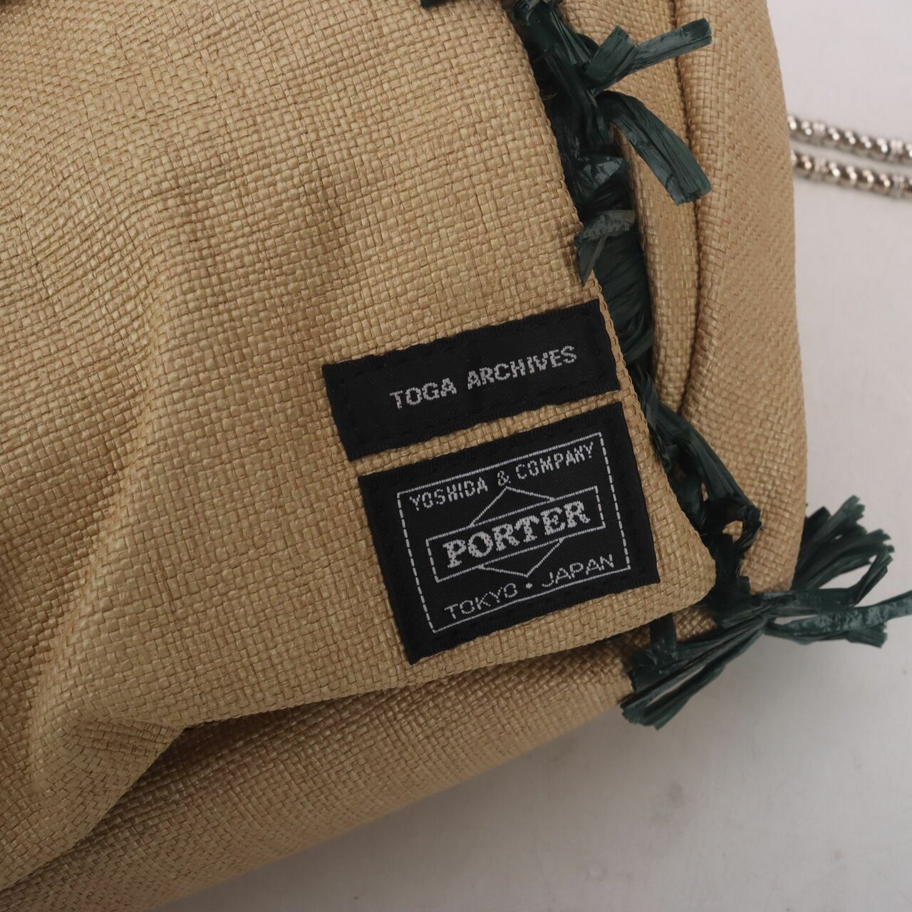 Porter x Toga Archives Green String Satchel Bag