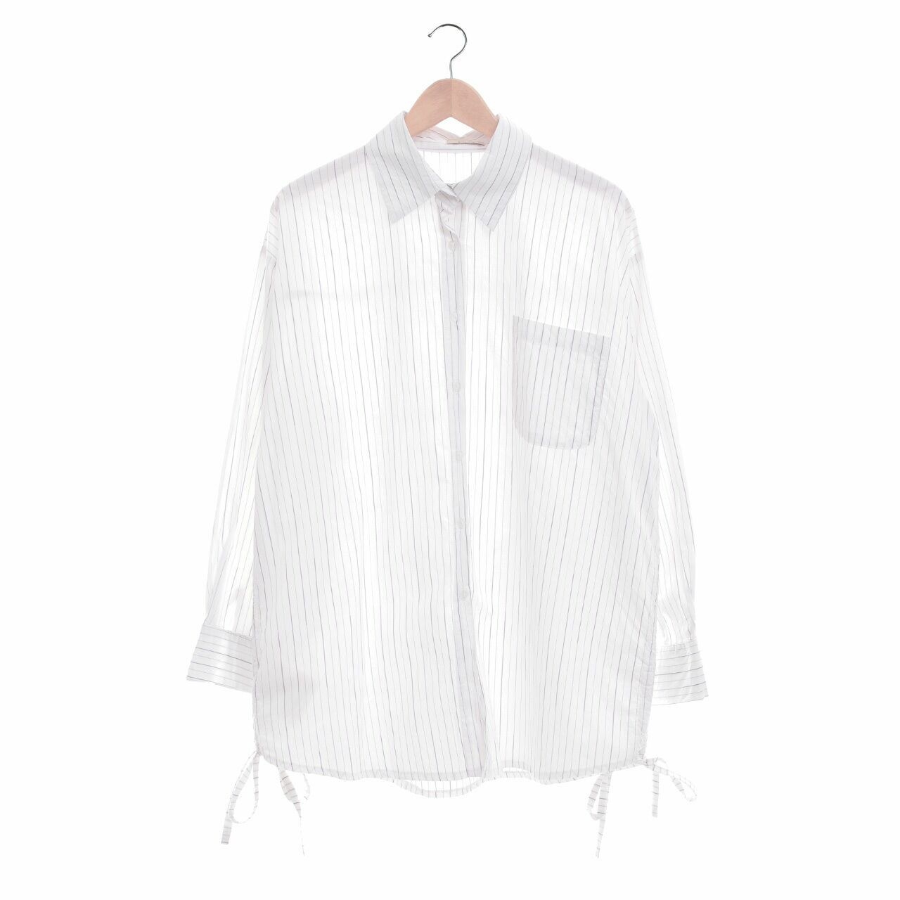 Grinitty White Stripes Shirt