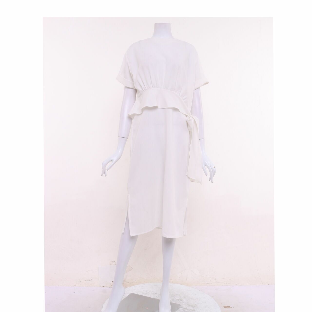 Label Eight White Midi Dress