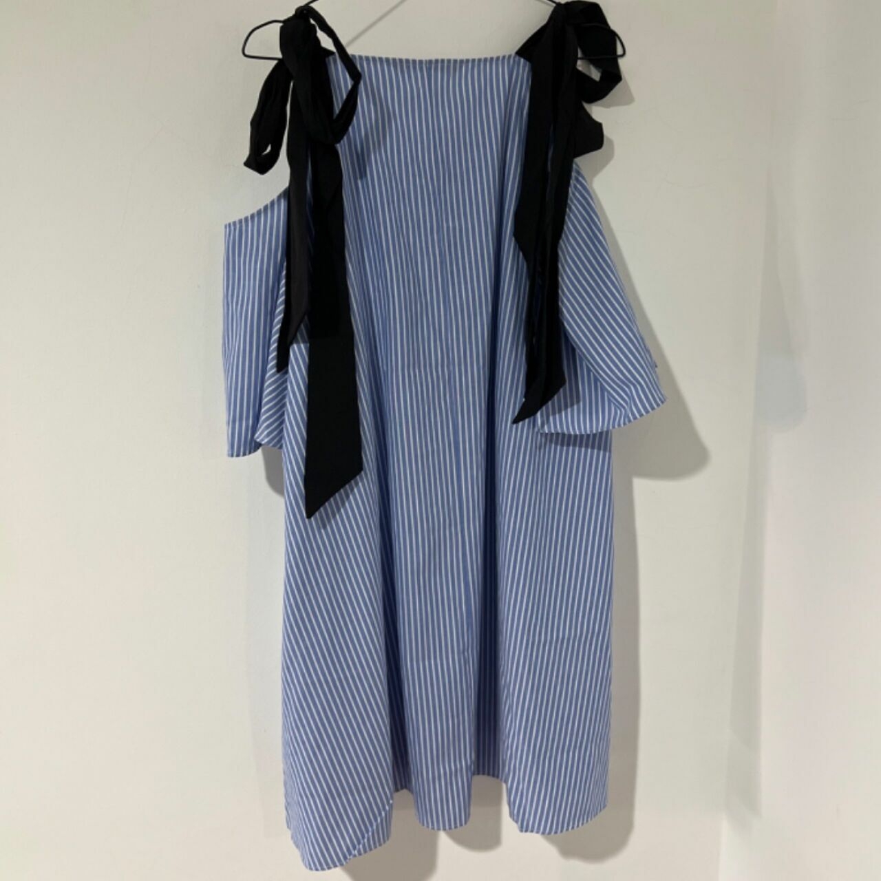 Zara Blue & White Stripes Mini Dress