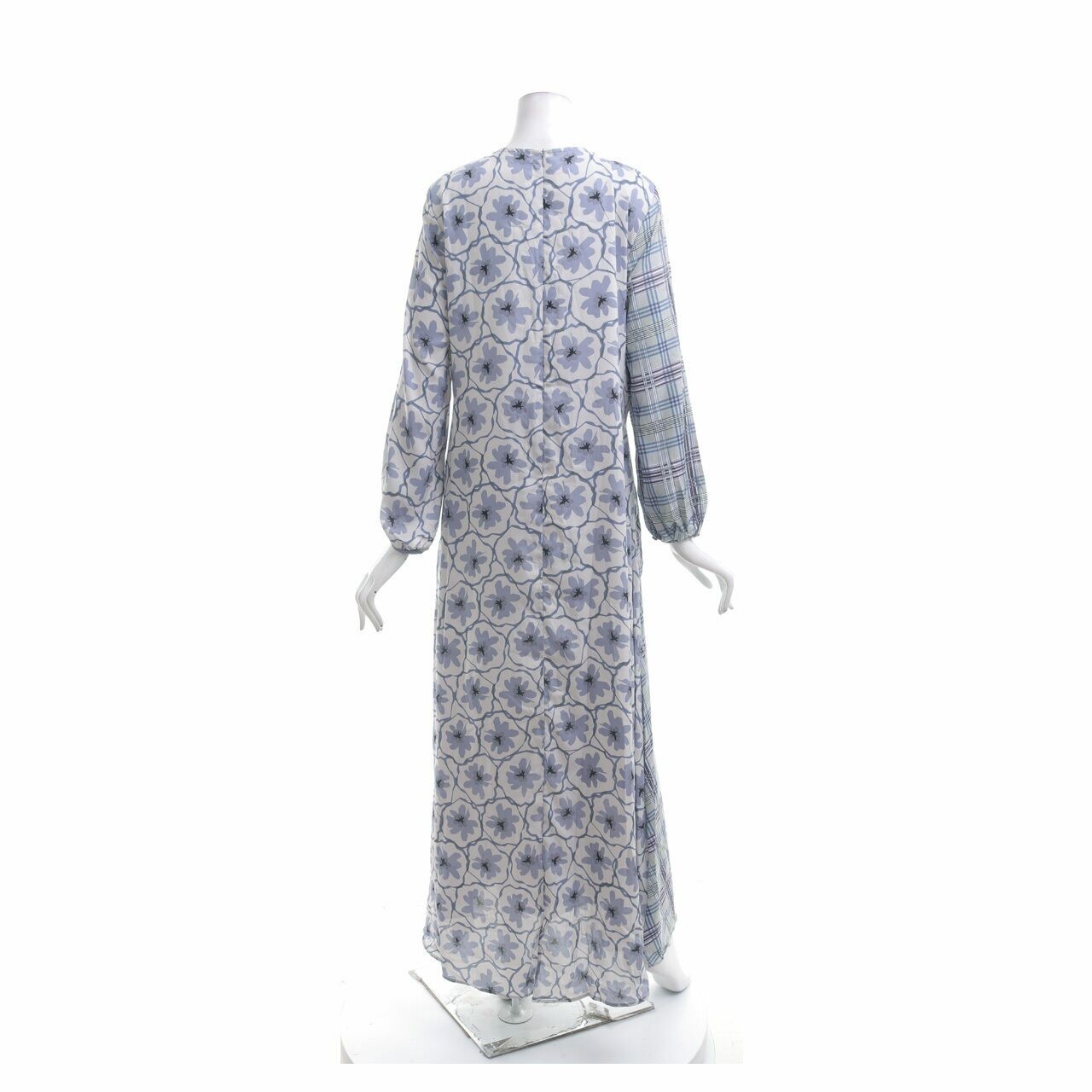 ALLEA Itang Yunasz Multi Pattern Long Dress