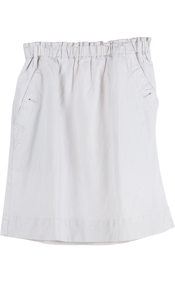 Cream Beige Khaki Skirt