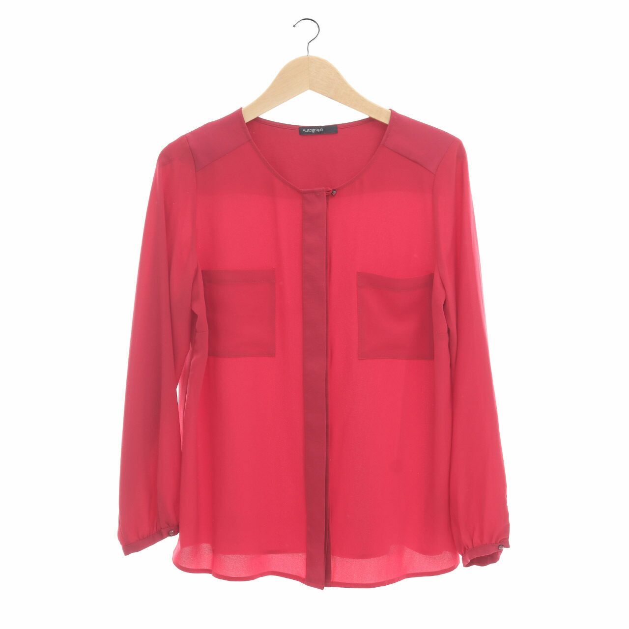 Autograph Marks & Spencer Red Blouse