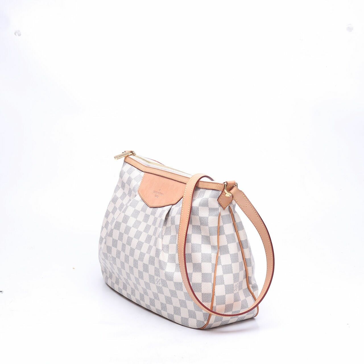 Louis Vuitton Damier Azur Siracusa White Shoulder Bag
