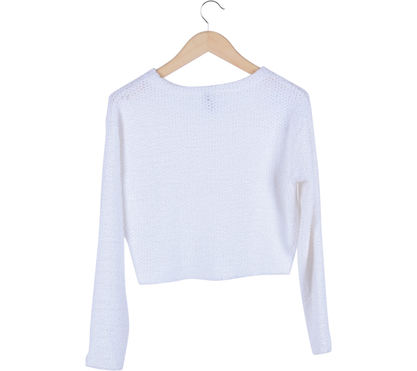 H&M White cropped sweater Sweater