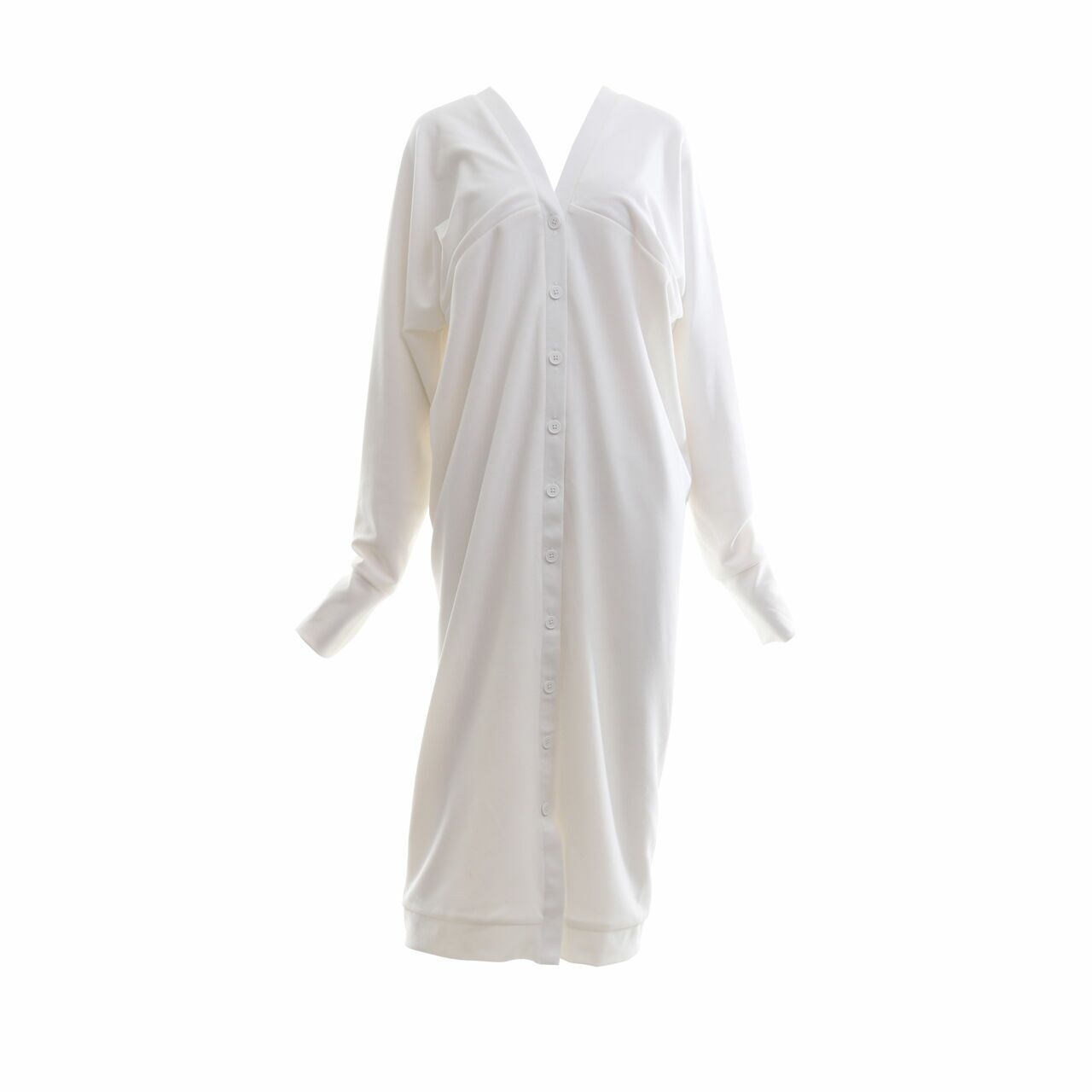 Pozo Off White Midi Dress