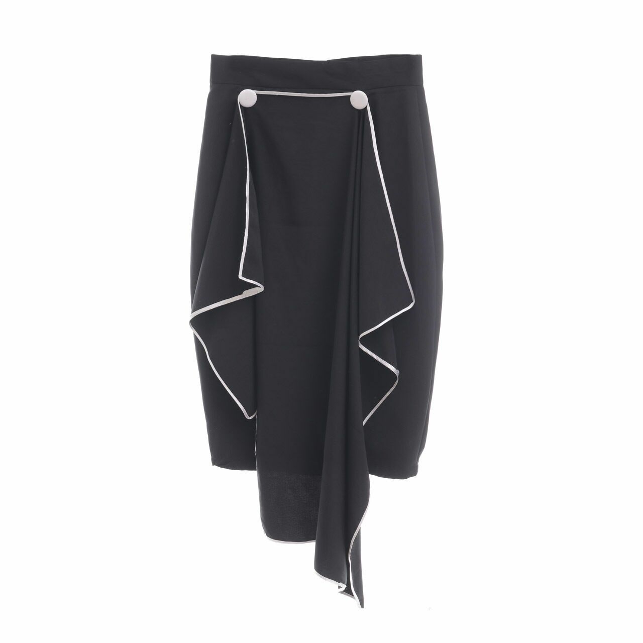 Maryalle Black & White Midi Skirt