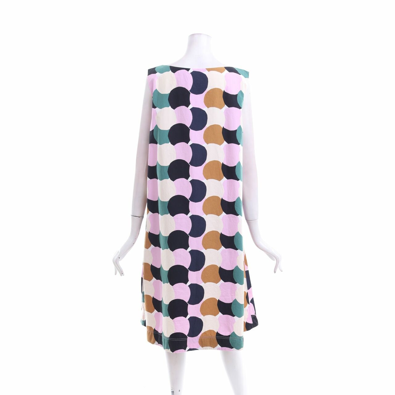 UNIQLO Multi Pattern Midi Dress