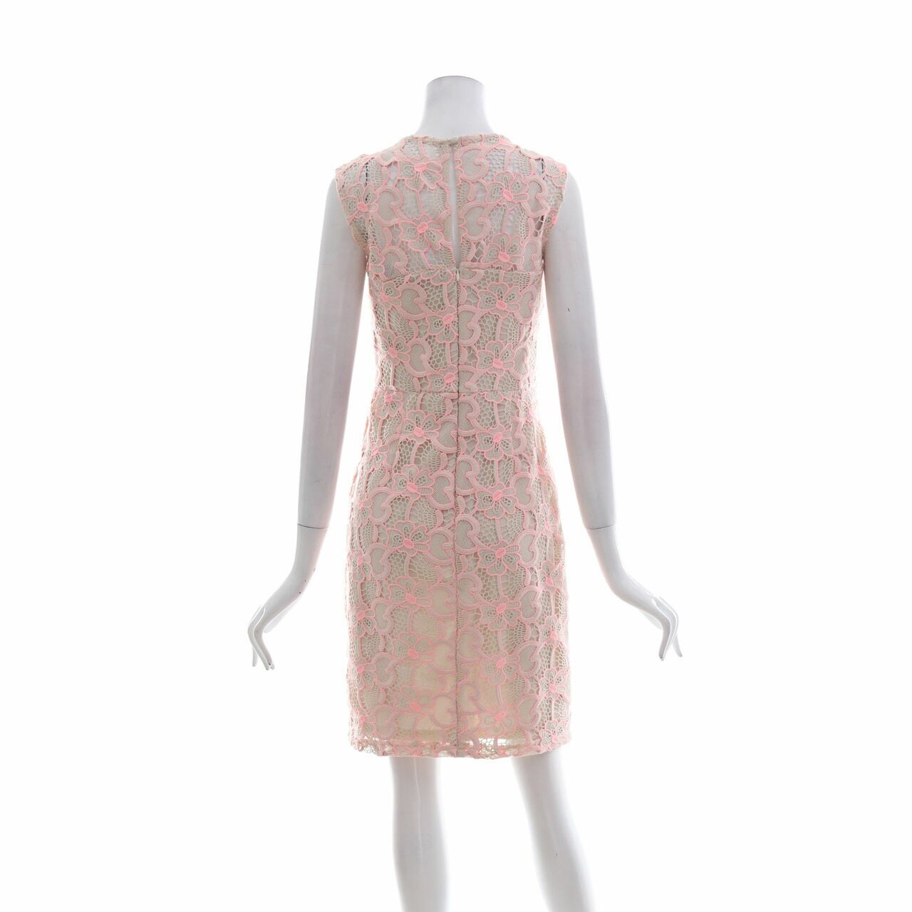 Dorothy Perkins Cream Floral Lace Mini Dress