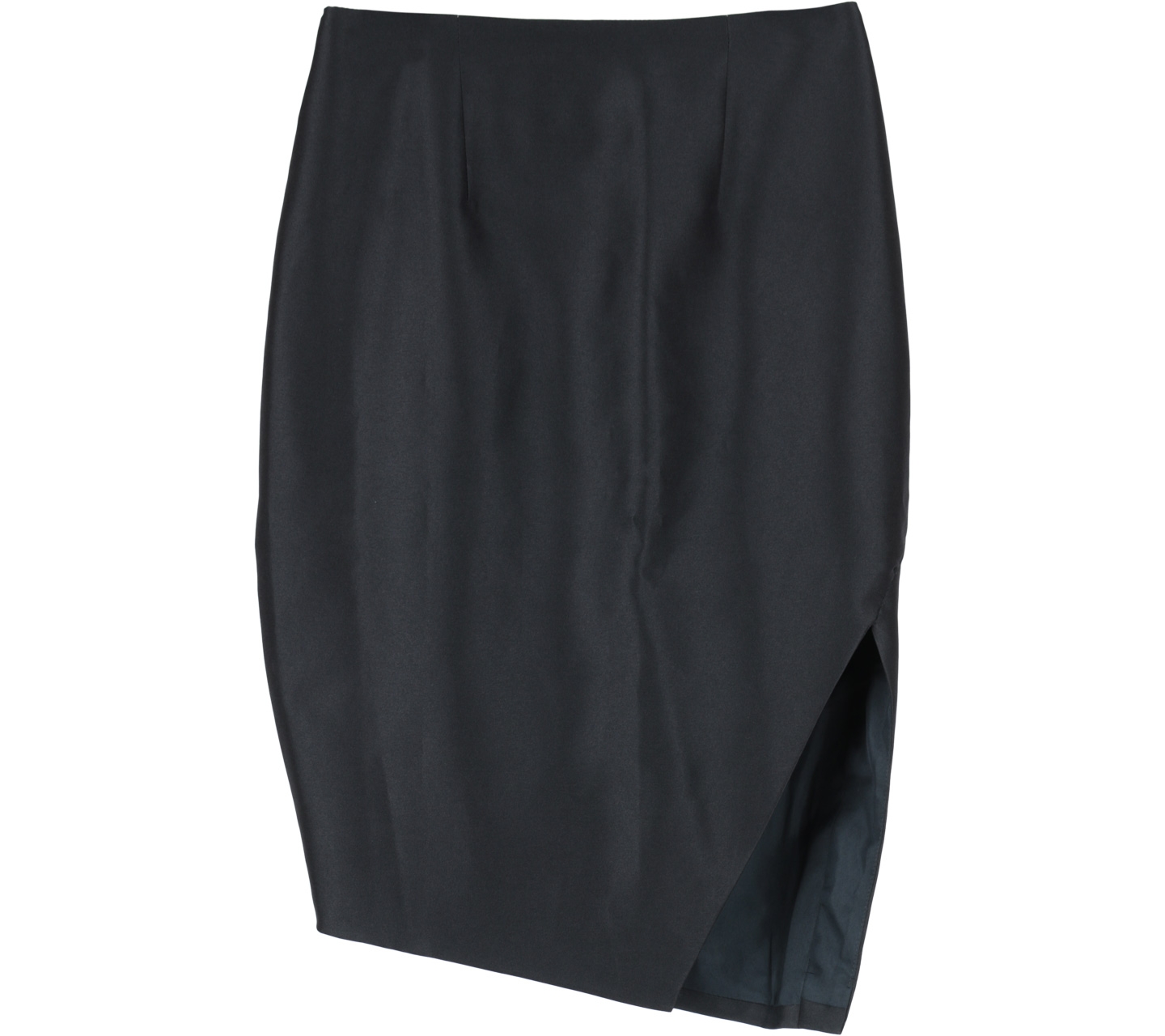 Mosepick Black Slit Skirt