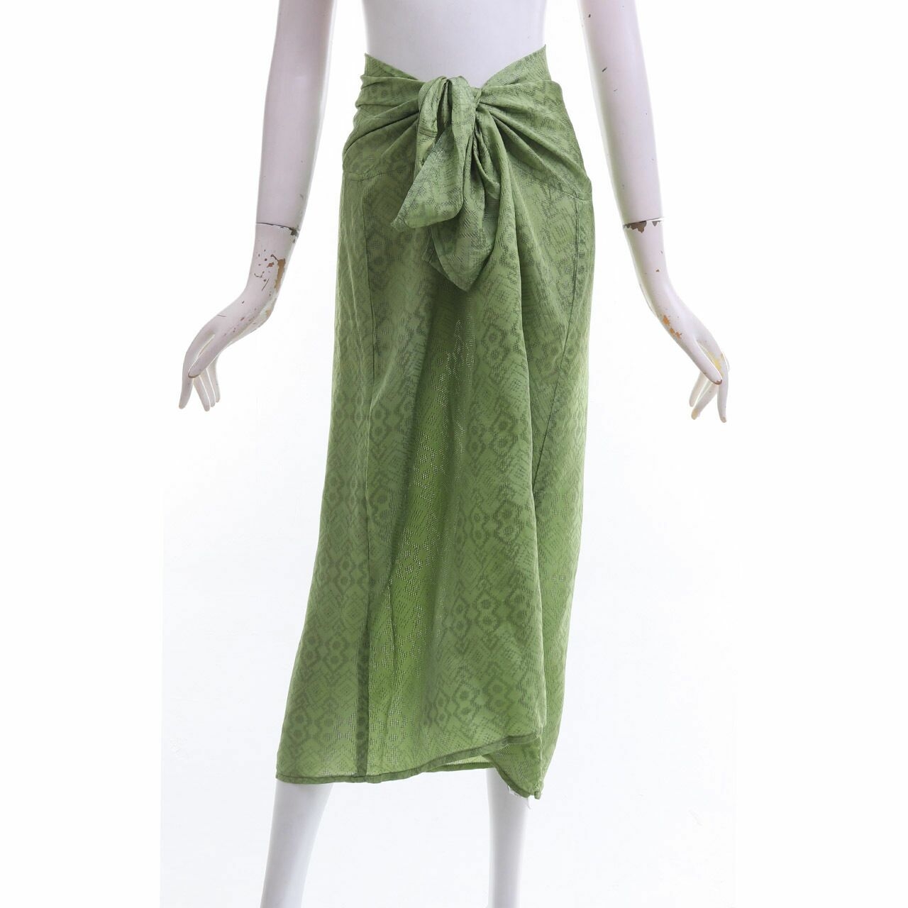 Alshaya by Sasha Tutuko Green Midi Skirt