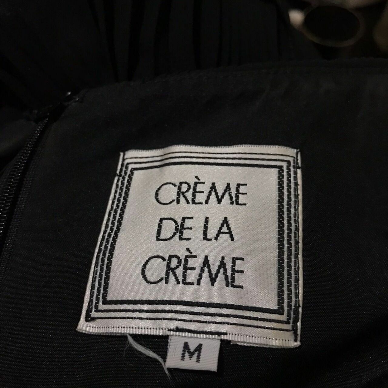 Creme De La Creme Black Midi Dress