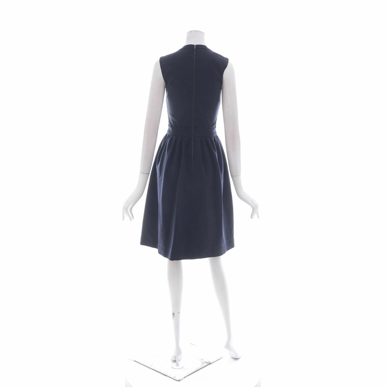 Preen By Thornton Bregazzi Navy with Lace Neon Mini Dress