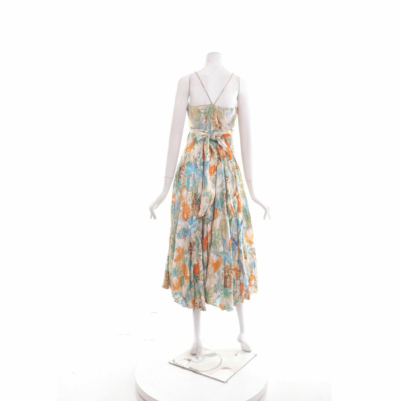 Diane Von Furstenberg Multi Pattern Long Dress