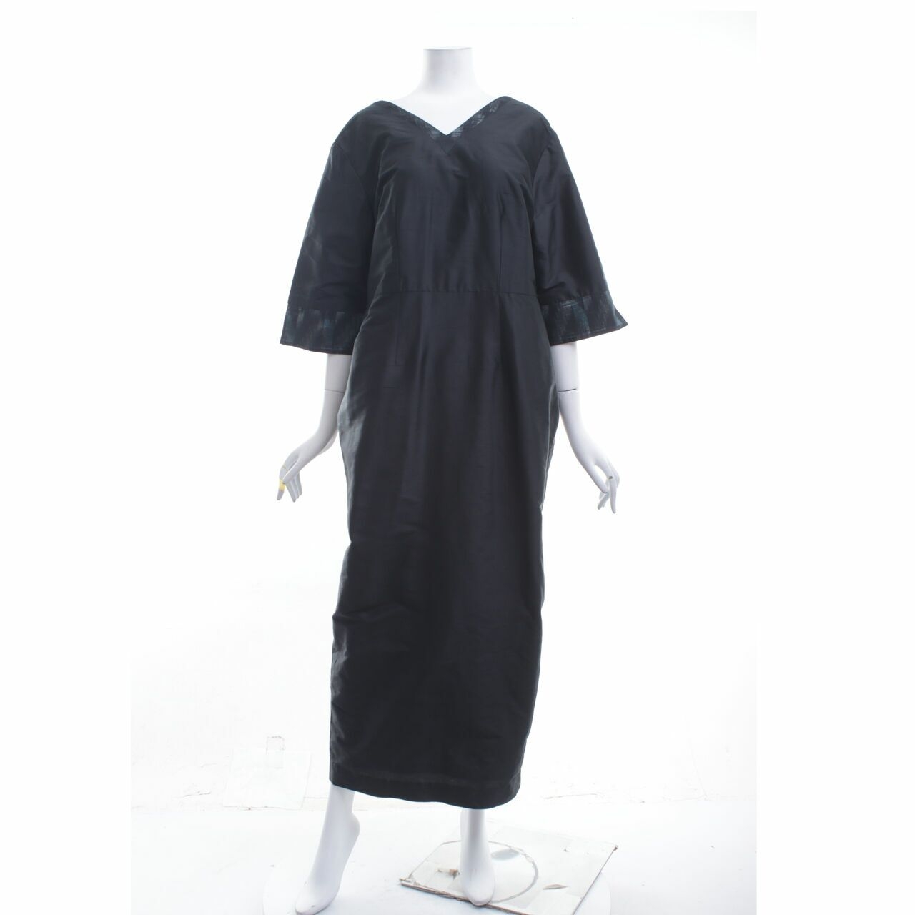 Ikat Indonesia By. Didiet Maulana Black Long Dress