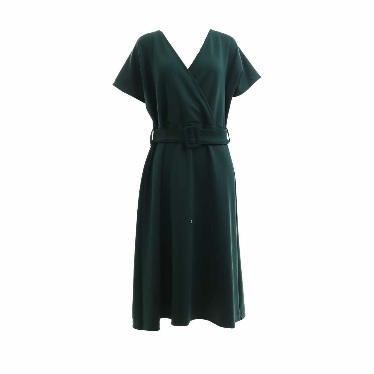 Amygo Green Midi Dress