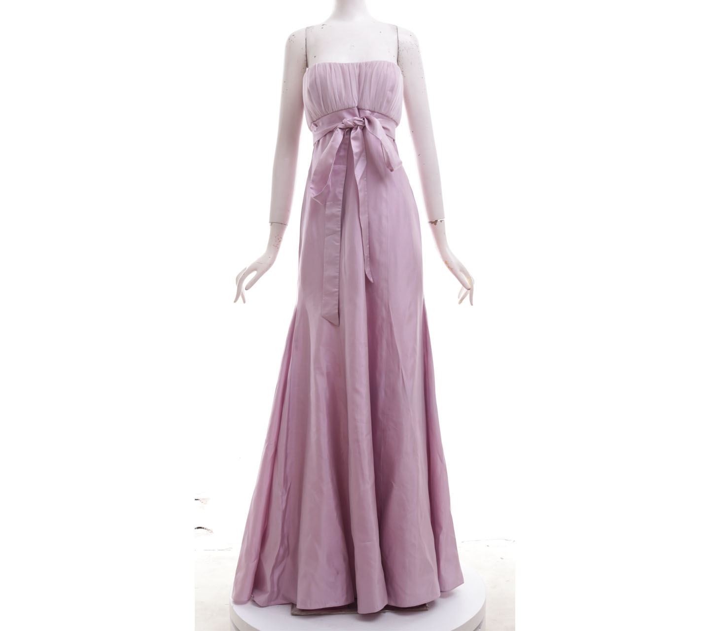 Vera Wang Purple Tube Long Dress