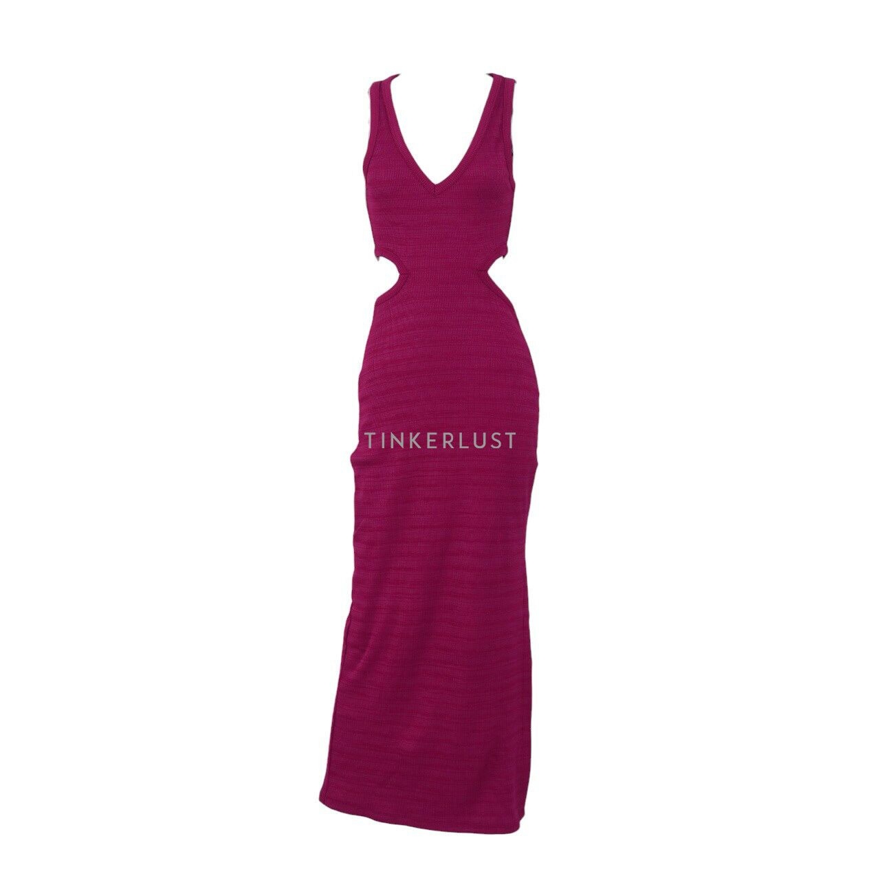 Kookai Purple Slit Long Dress