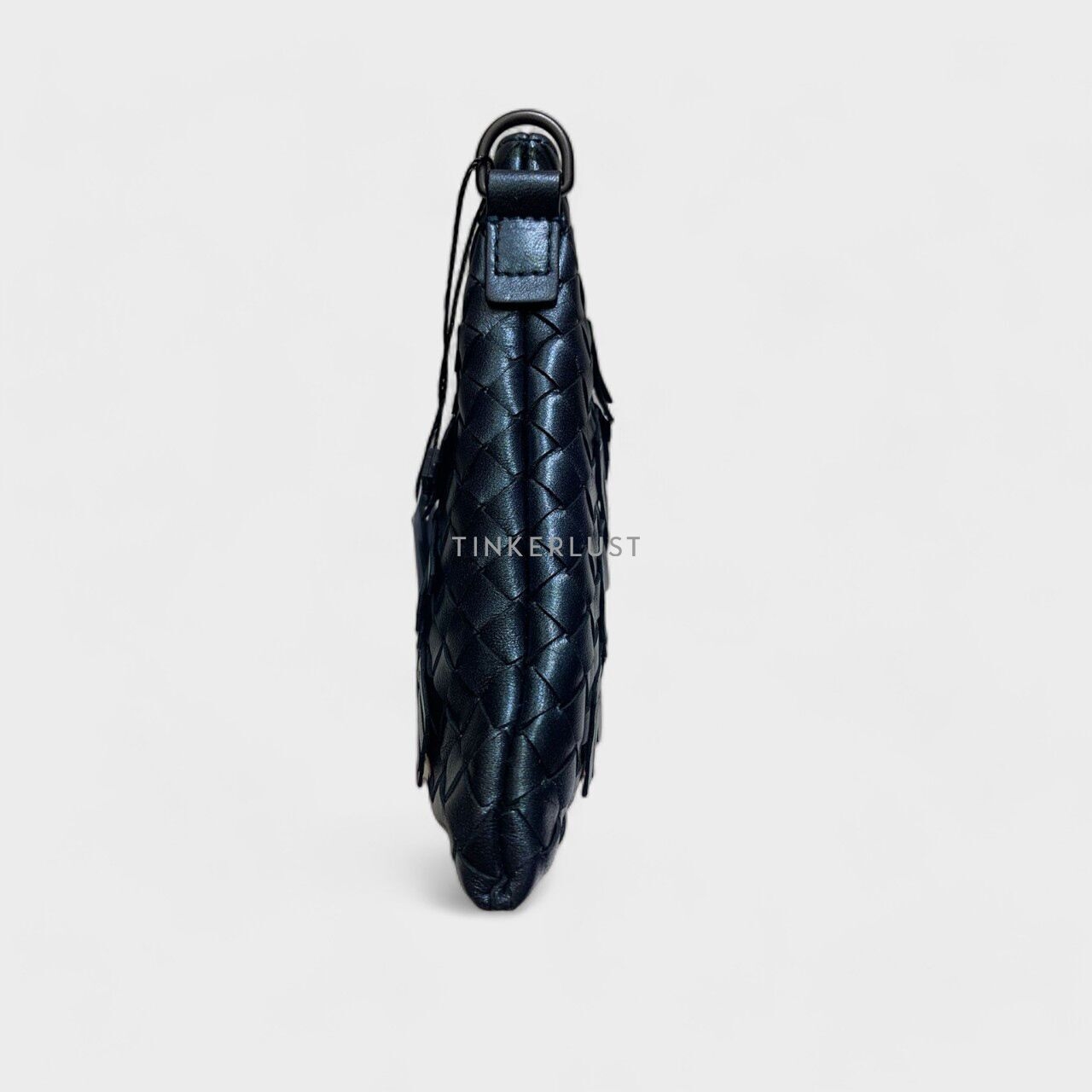Bottega Veneta Chain Intrecciato Plume Nappa Leather Biletto Sling Bag